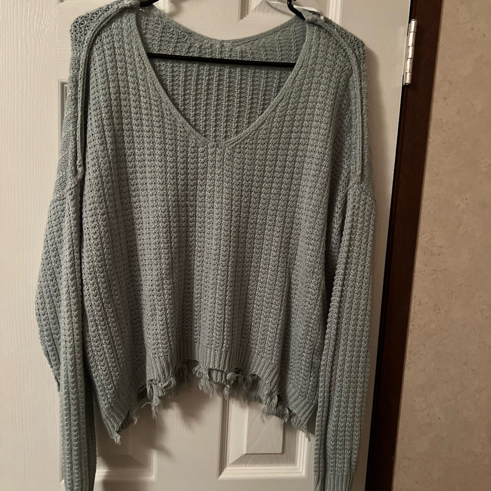 Women's Light Gray Sweater